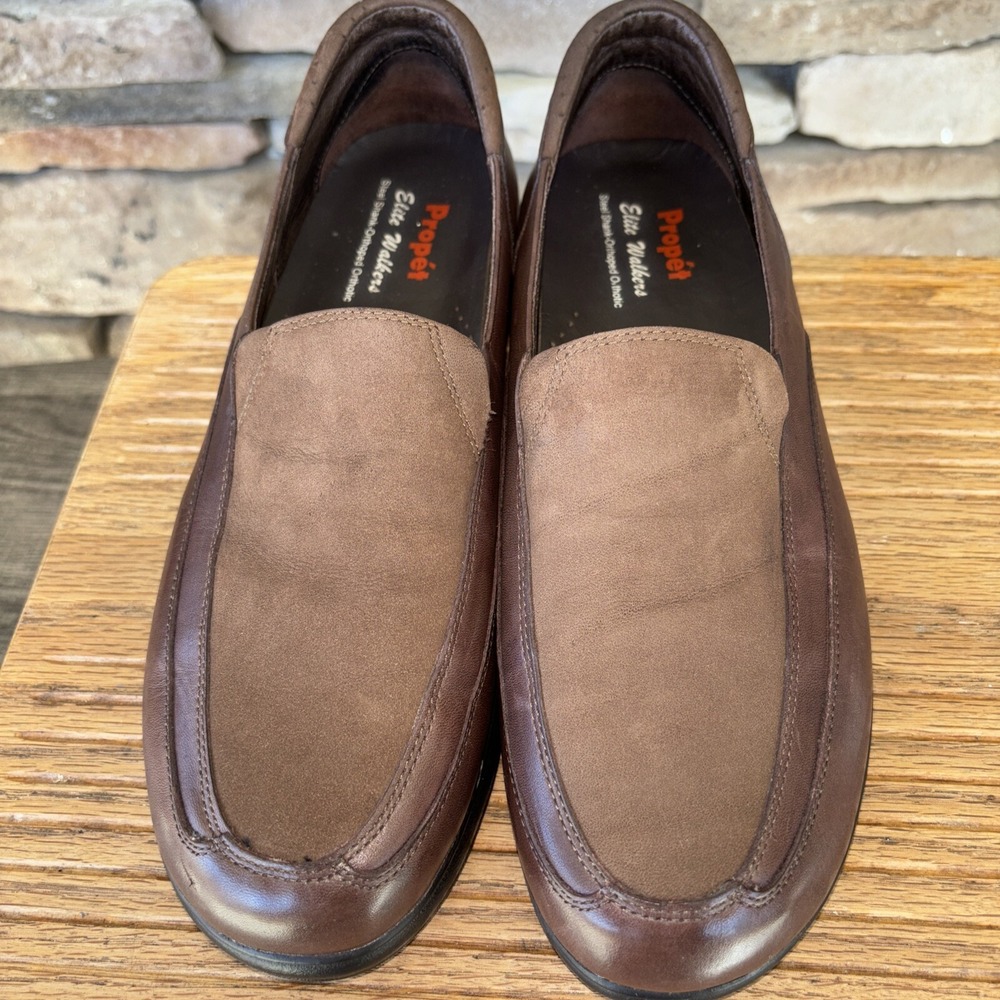 PROPET Elite Walker Brown Leather Orthotic Comfort Shoes Women 8 M (worn  Once)